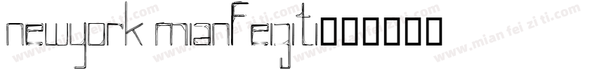 NewYork mianfeiziti字体转换